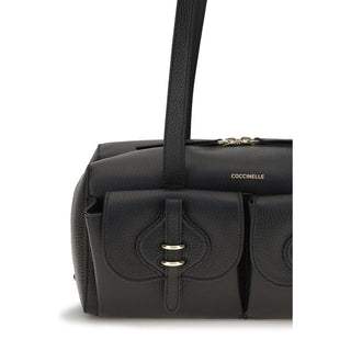 Black Calf Leather Bos Taurus Shoulder Bag