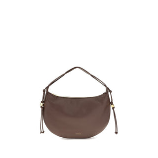 Bolso de hombro de cuero de becerro marrón Bos Taurus  