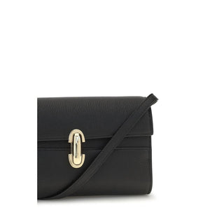 Black Calf Leather Bos Taurus Shoulder Bag