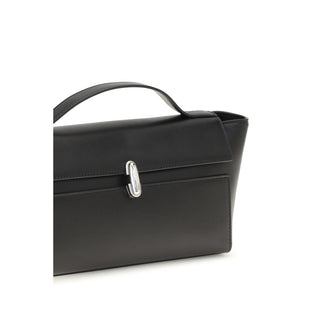 Black Calf Leather Bos Taurus Clutch Bag