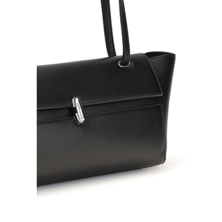 Black Calf Leather Bos Taurus Shoulder Bag