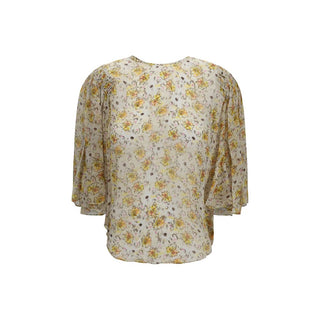 Beige Viscose Blouse