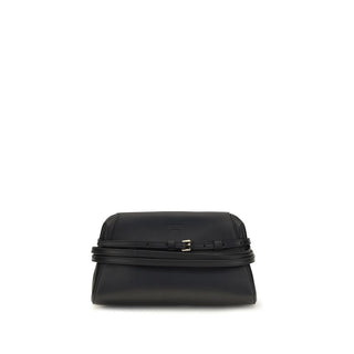 Black Goatskin Clutch Bag