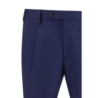 Blue Wool Oves Aries Two-Piece Suit