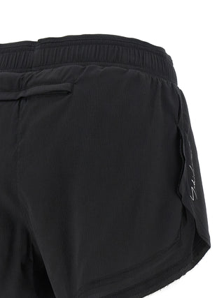 Black Polyamide Bermuda Shorts