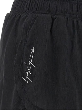 Black Polyamide Bermuda Shorts