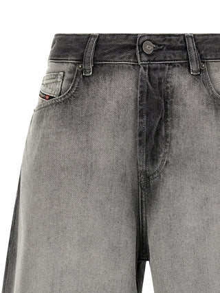 Gray Cotton Bermuda Shorts