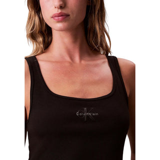 Black Cotton Tank Tops