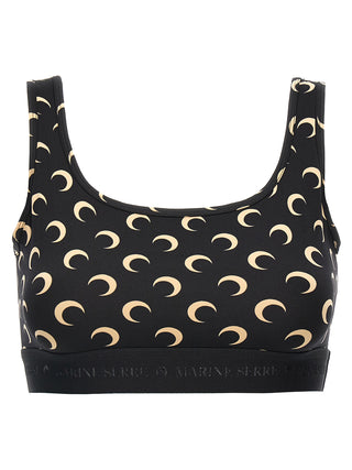 Black Polyamide Sport Bra