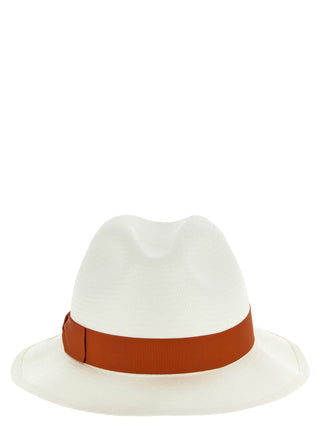 Fedora de cáñamo burdeos