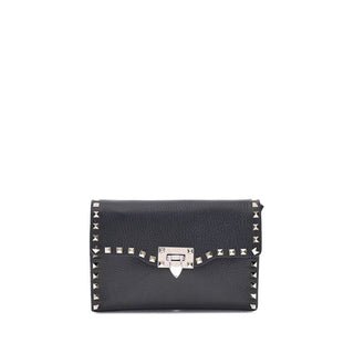 Black Calf Leather Bos Taurus Shoulder Bag