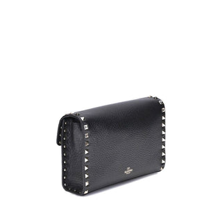 Black Calf Leather Bos Taurus Shoulder Bag