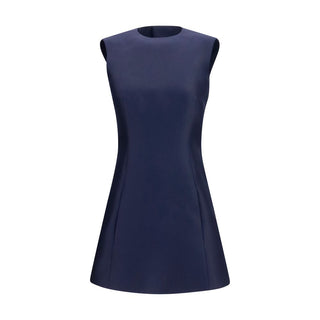 Blue Wool Oves Aries Casual Dress