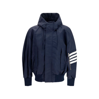 Black Cotton Shell Jacket