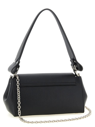 Black Polyethylene Shoulder Bag