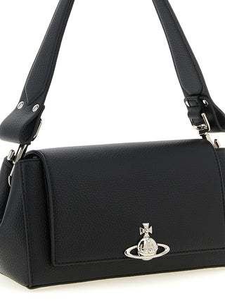 Black Polyethylene Shoulder Bag