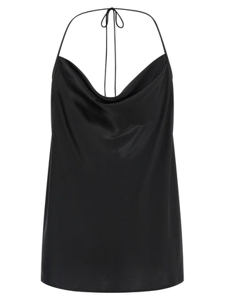 Black Silk Tank Tops