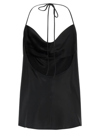 Black Silk Tank Tops