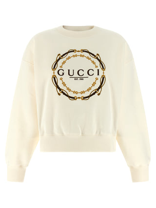 Sudadera blanca de algodón