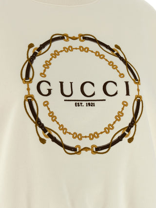 Sudadera blanca de algodón