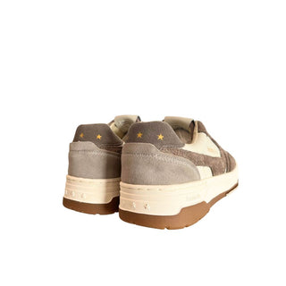 Grey Leather Men Sneaker