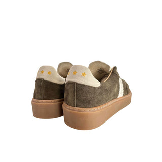 Green Suede Men Sneaker