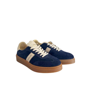 Zapatillas de ante azules para hombre