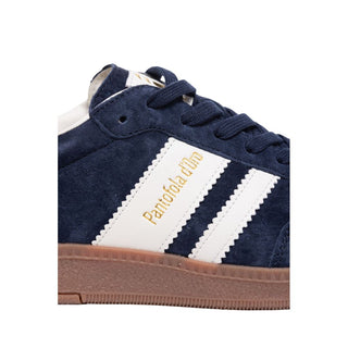 Zapatilla azul de ante para hombre