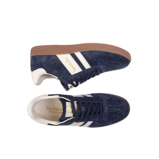 Zapatilla azul de ante para hombre