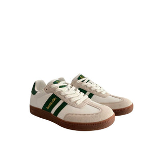 Zapatillas verdes de ante para hombre