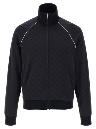 Blue Polyamide Sweatshirt