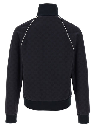 Blue Polyamide Sweatshirt