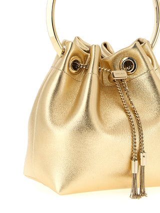 Gold Lamb Leather Handbag