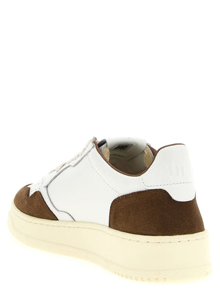 Brown Cowhide Low Top Sneakers