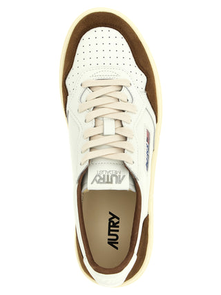 Brown Cowhide Low Top Sneakers
