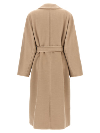 Beige Virgin Wool Coat