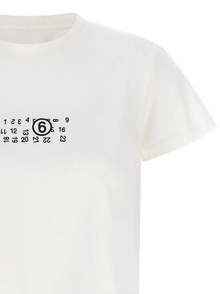 Camiseta de algodón blanca