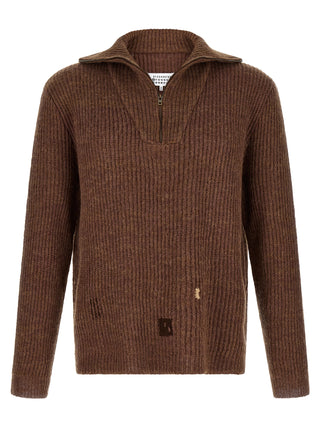 Brown Linen Cardigan