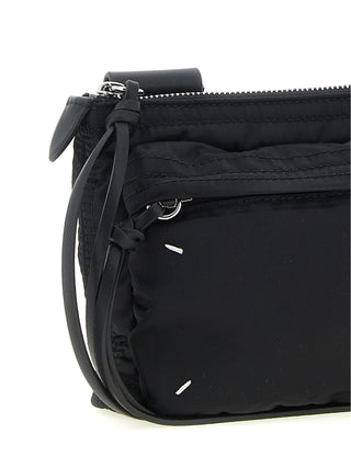 Bolso bandolera negro de poliamida