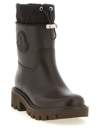 Brown Pvc Ankle Boots