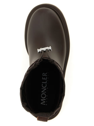 Brown Pvc Ankle Boots