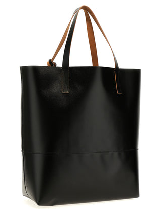 Bolso tote negro de polietileno