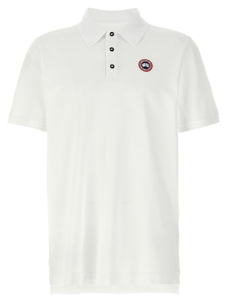 White Cotton Polo Shirt