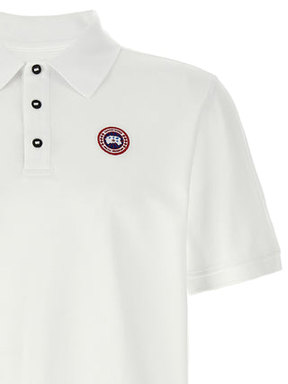 White Cotton Polo Shirt