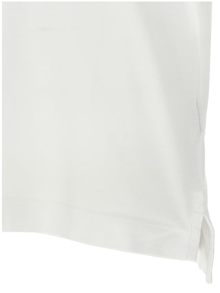White Cotton Polo Shirt