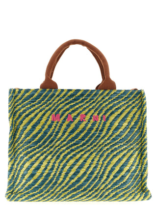 Multicolor Polyamide Handbag