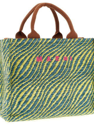 Multicolor Polyamide Handbag