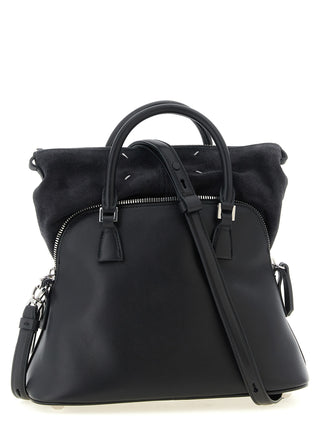 Black Calfskin Shoulder Bag