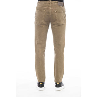 Pantalón de algodón verde para hombre  