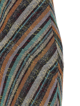 Multicolor Viscose Long Dress